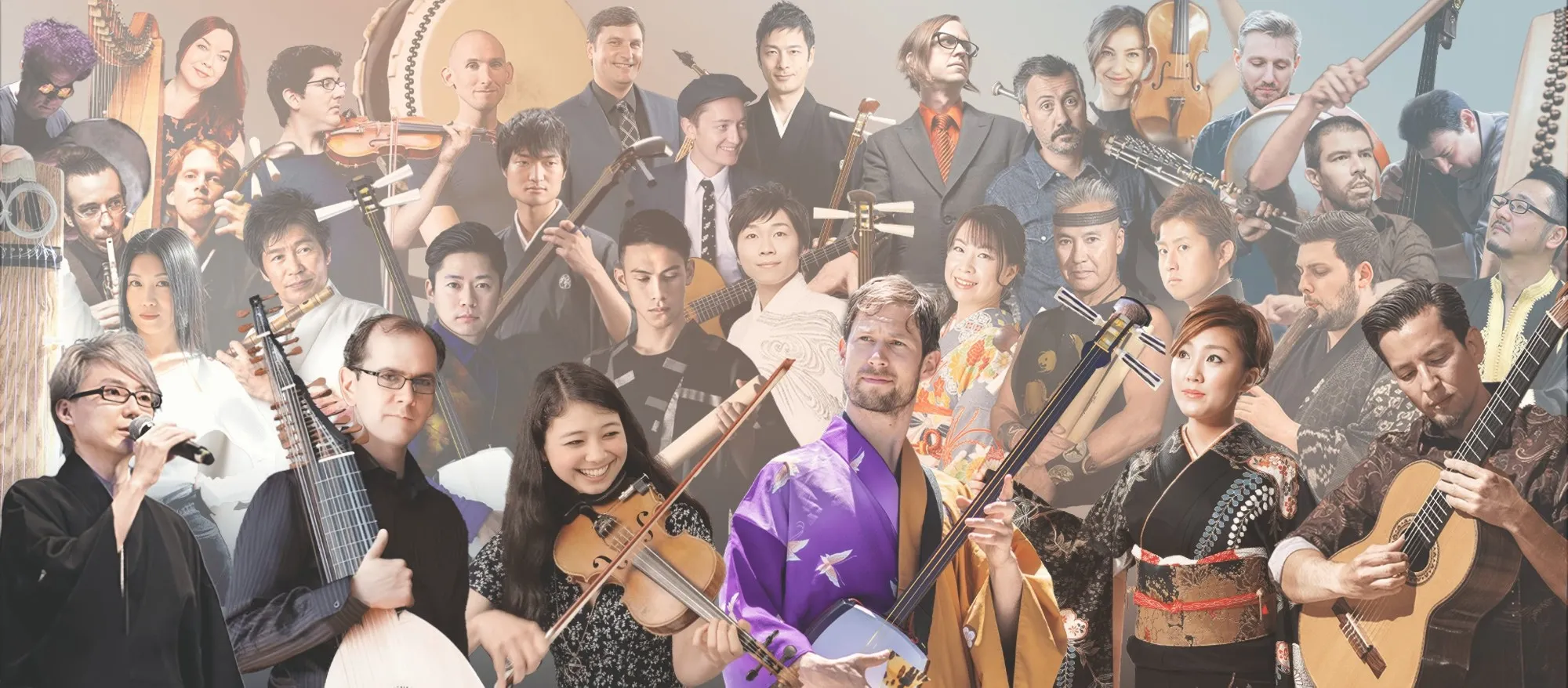 Waves of Harmony: portraits of the project's collaborating musicians
